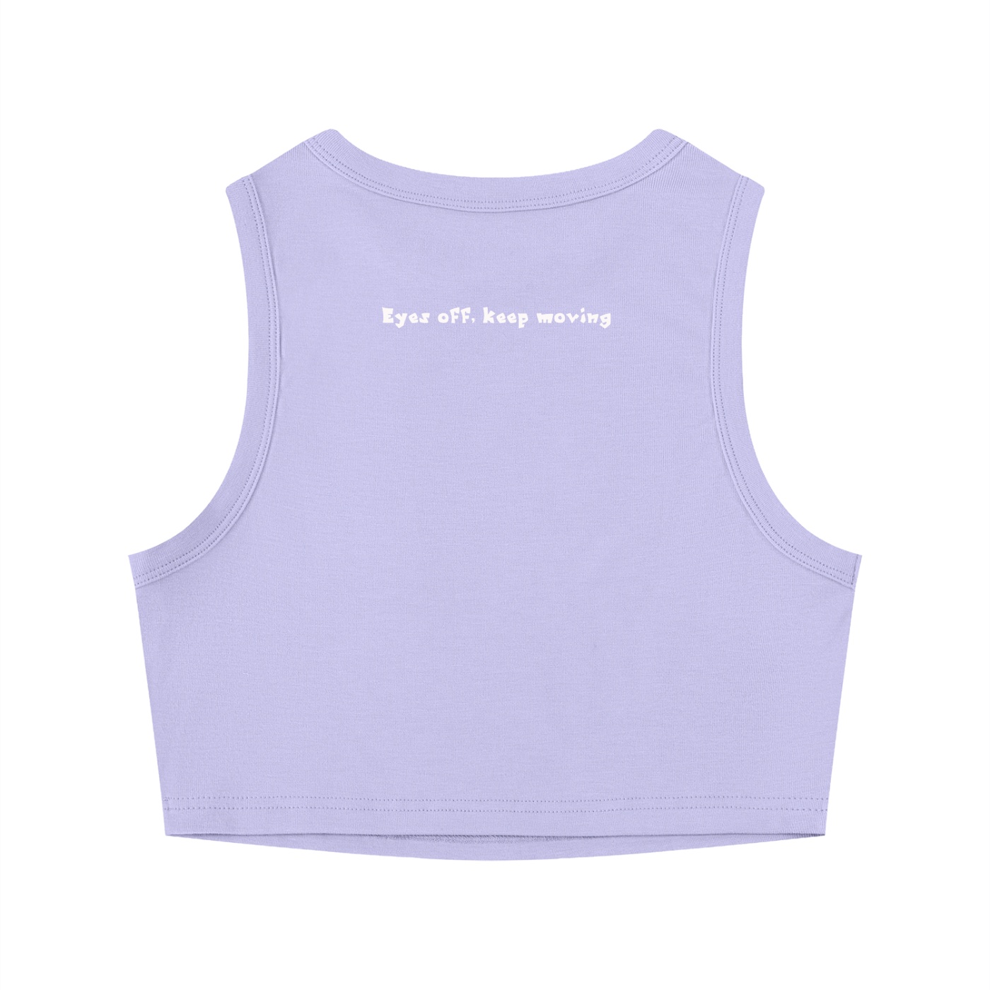 Women's Tight Crewneck Crop Tank Top - Image 2