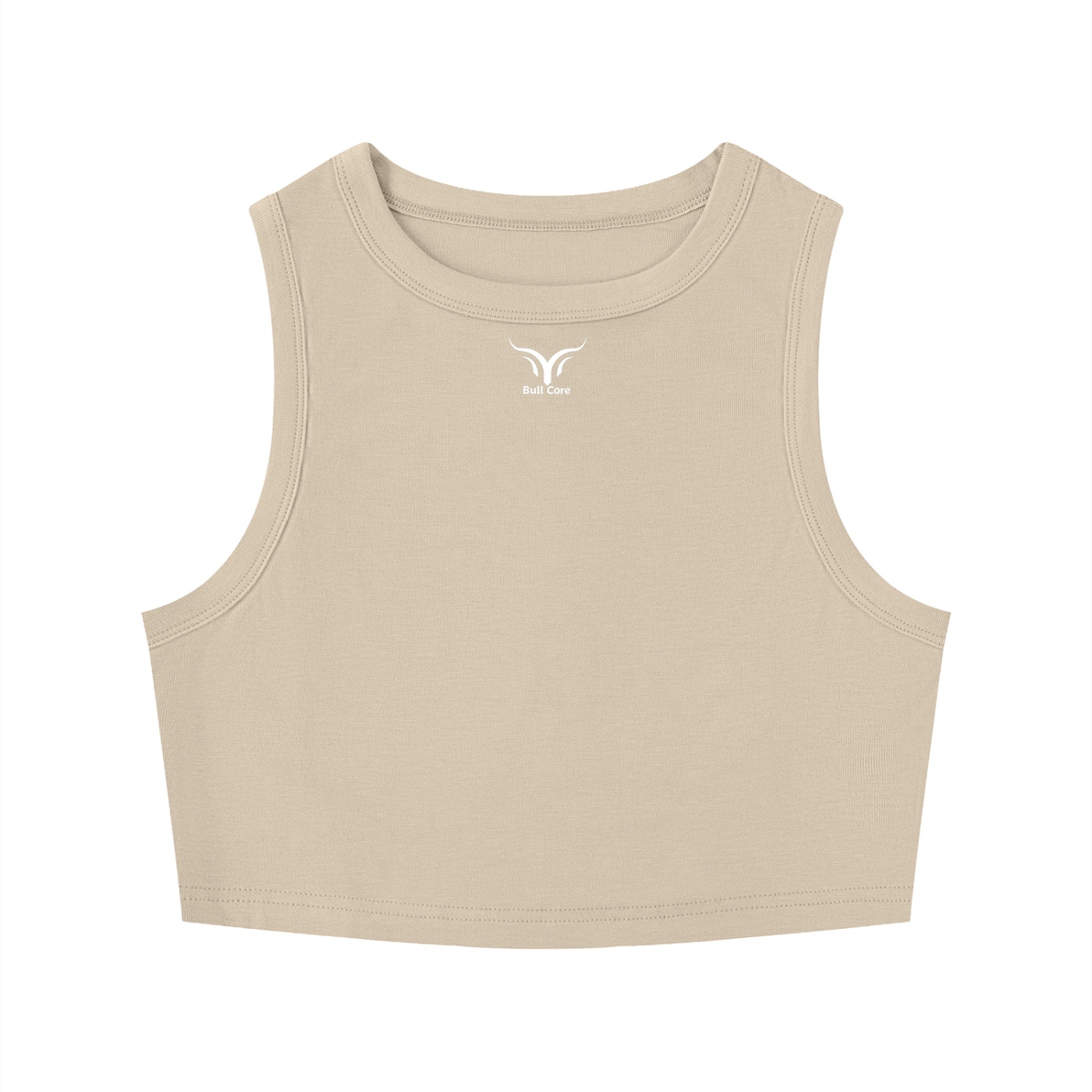 Women's Tight Crewneck Crop Tank Top - Image 3